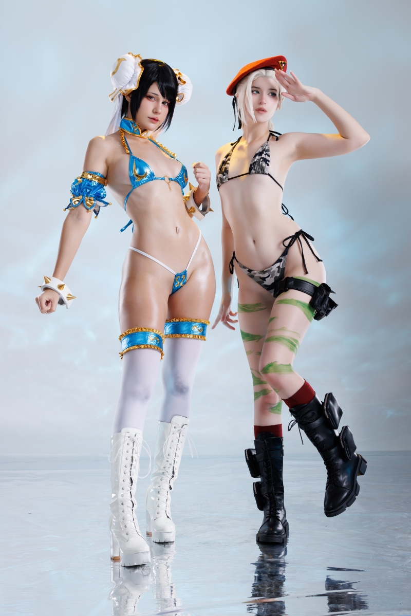 Jean Wanwan#Sharkparty Chun li Cammy【14P-182MB】cos图片下载