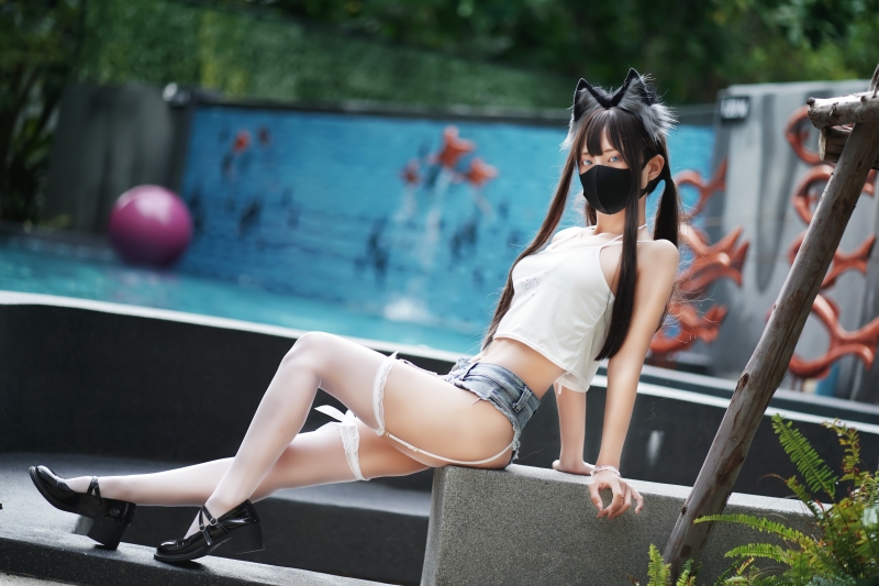 职业奶妈三水子#猫猫蓝白比基尼【85P-1V-545MB】完整版
