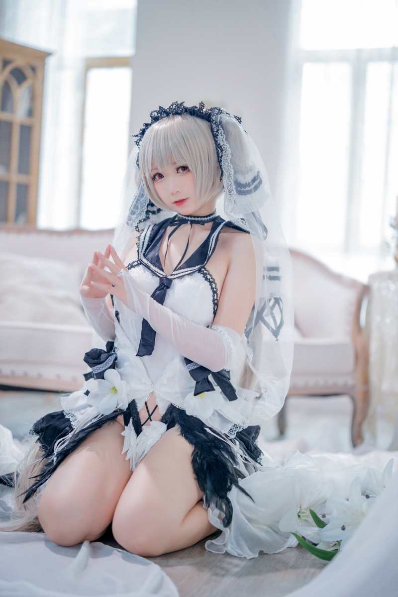 樱落酱w#碧蓝航线 可畏 礼服【20P-208MB】cos照片