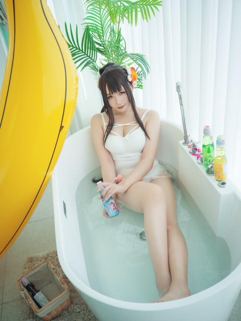 麻花酱#比睿旗袍 泳装【61P-446MB】图片集欣赏