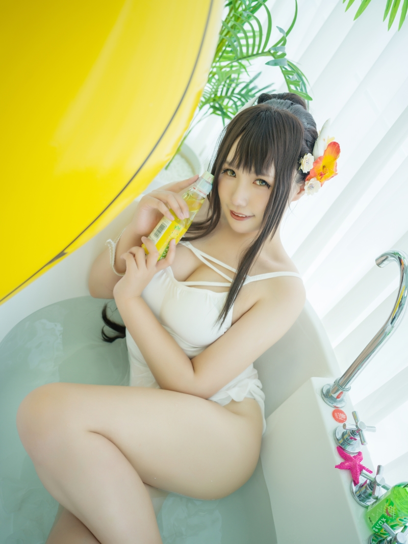 麻花酱#比睿旗袍 泳装【61P-446MB】图片集欣赏