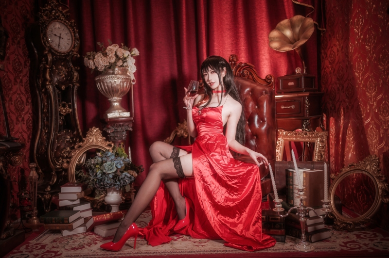 阮邑Fairy#碧蓝航线 大凤礼服【20P-MB】cos图片下载