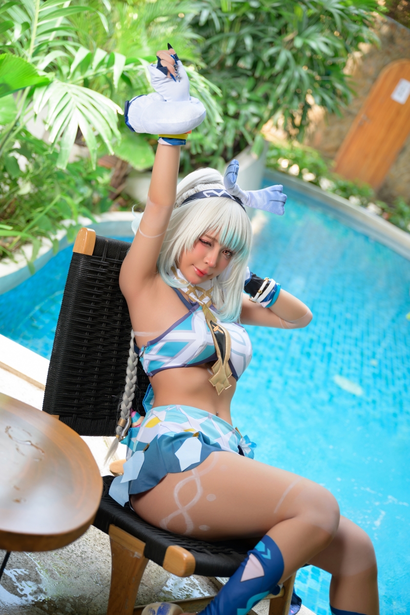 Umeko J#Mualani Genshin Impact【96P-7V-1.80GB】cos图片下载