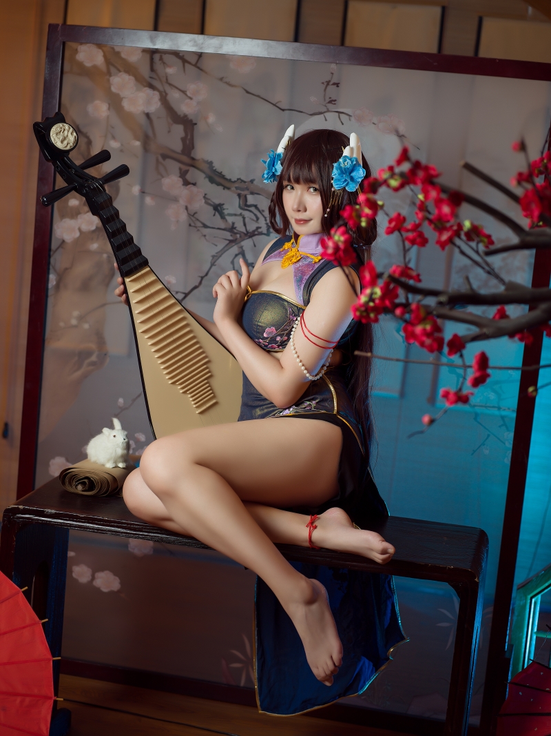 麻花酱#比睿旗袍 泳装【61P-446MB】图片集欣赏