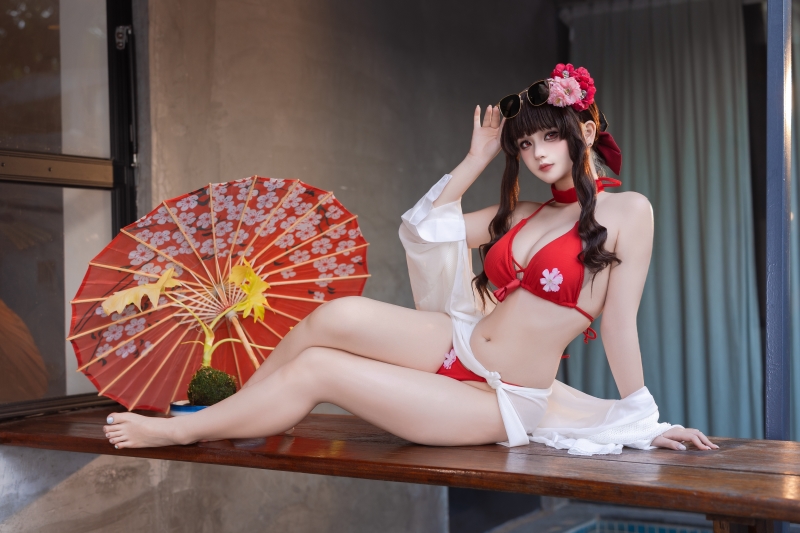 屿鱼#樱花泳装【80P-979MB】一起来欣赏吧！