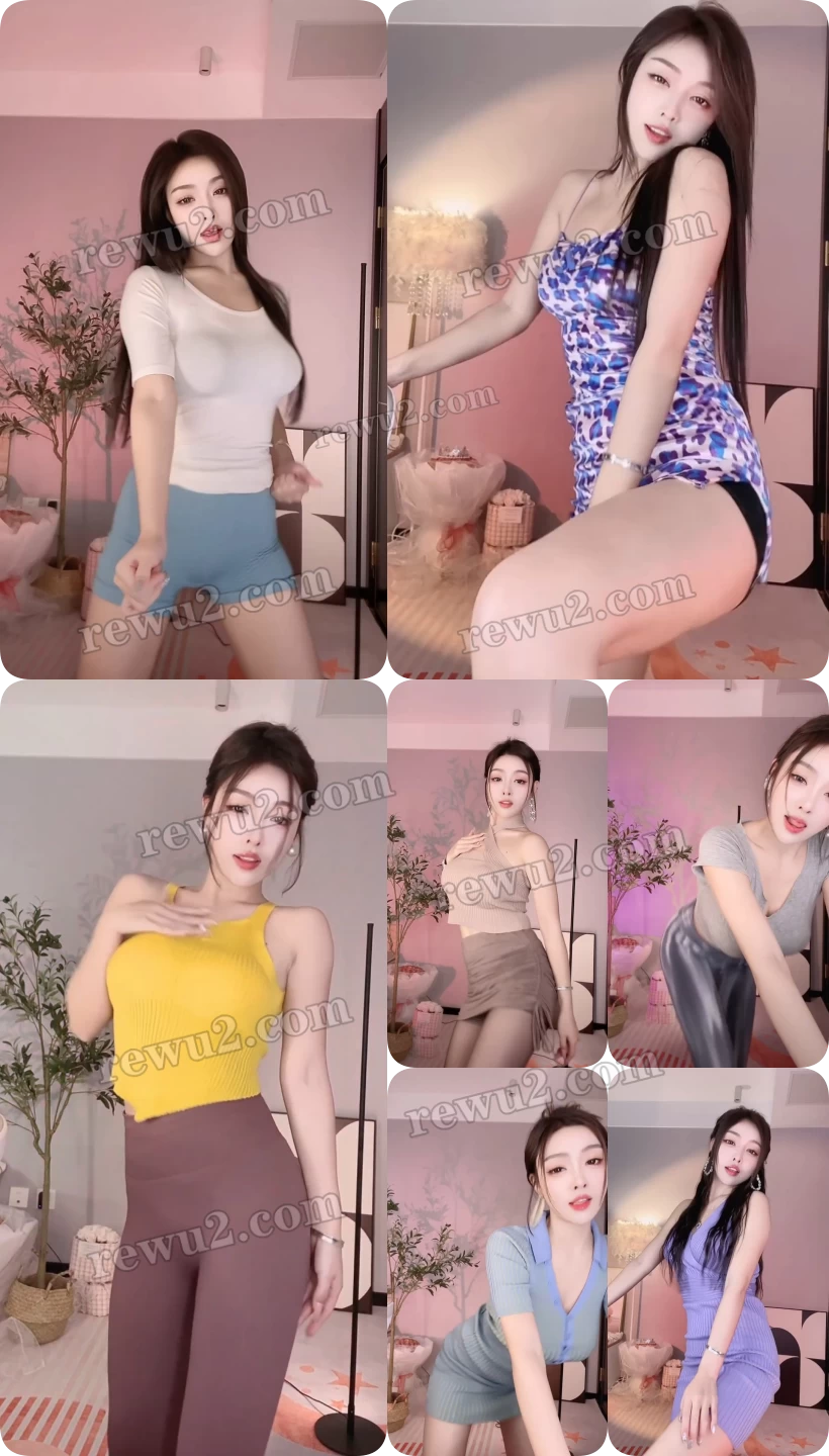 【快手主播】饭饭 加特林汝摇抖豚跳舞录屏 无水印（8v/0.99g）-舞蹈教学