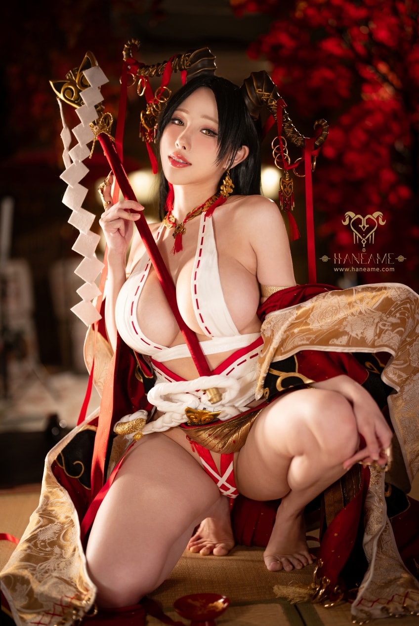 雨波_HaneAme –#Lustful Goat Miko邪羊巫女来看看吧