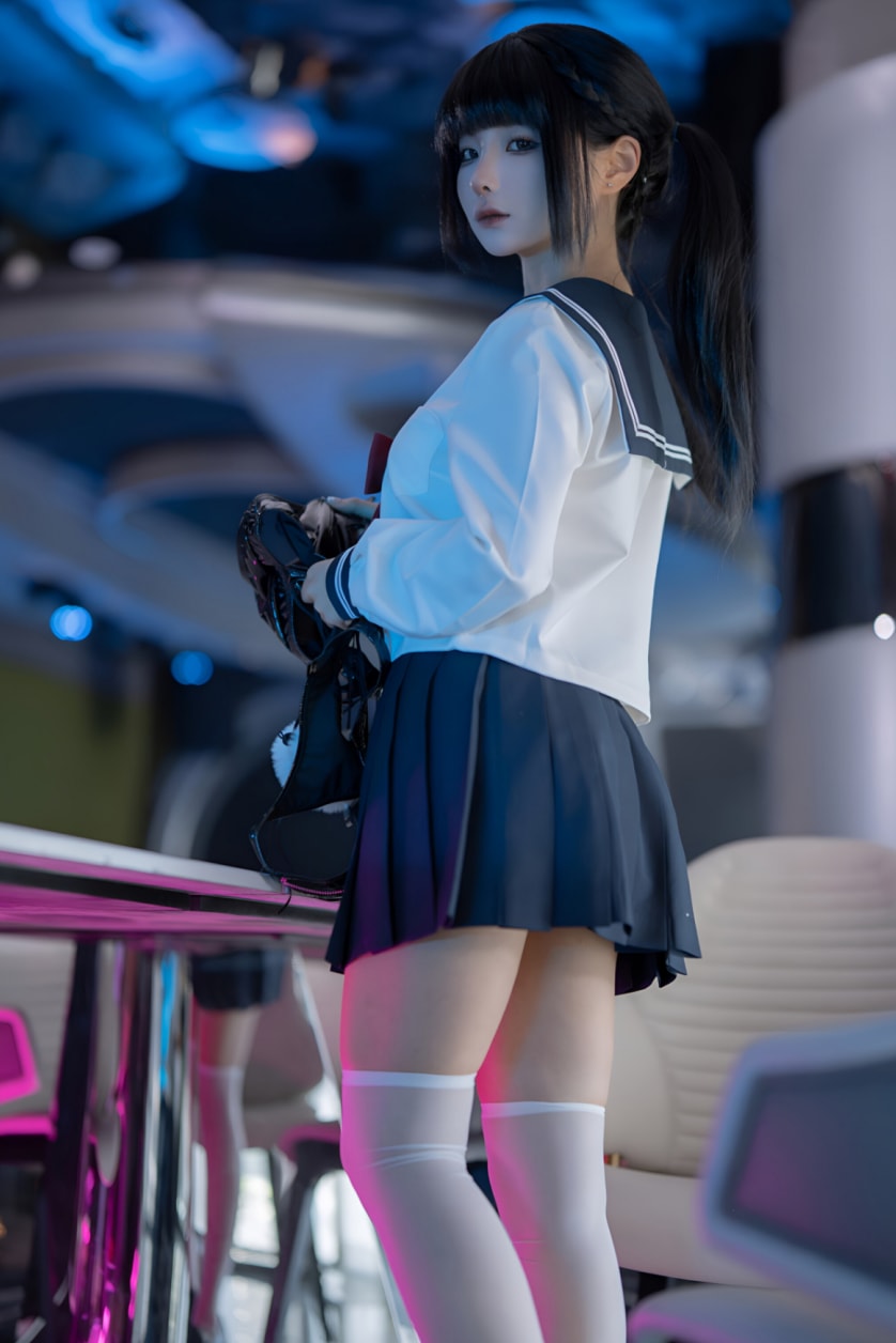 蠢沫沫#学妹的兼职cos图片欣赏