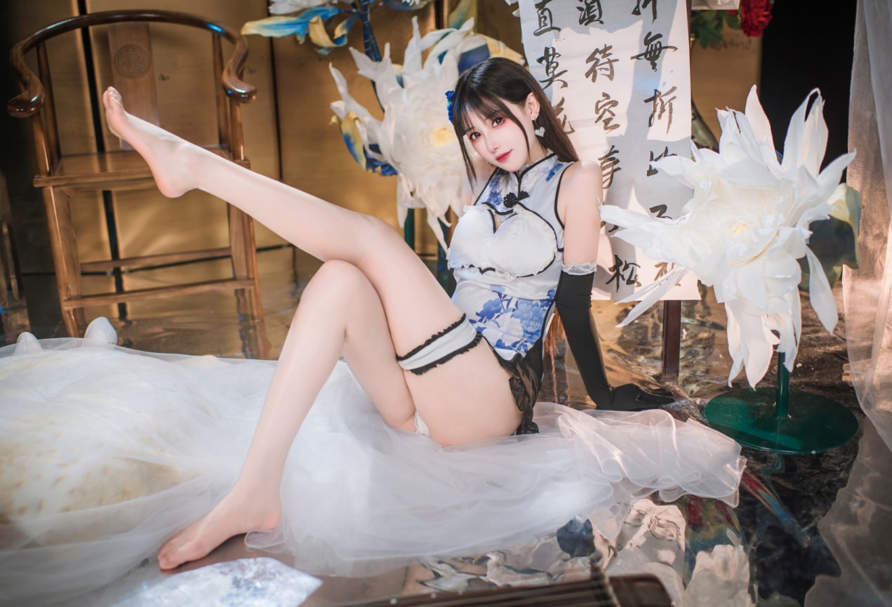 羽生三未 –#艳娘幻梦谭 瓶儿 青花瓷旗袍图片在哪看？