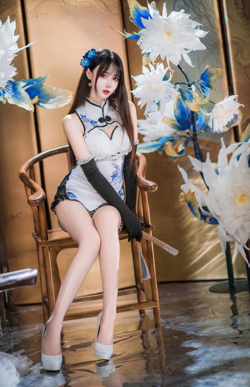 羽生三未 –#艳娘幻梦谭 瓶儿 青花瓷旗袍图片在哪看？