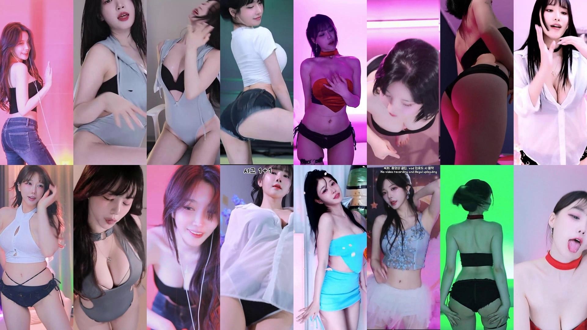 Sooplive韩国BJ 2025年6月12日录制舞蹈合集-跳舞主播视频