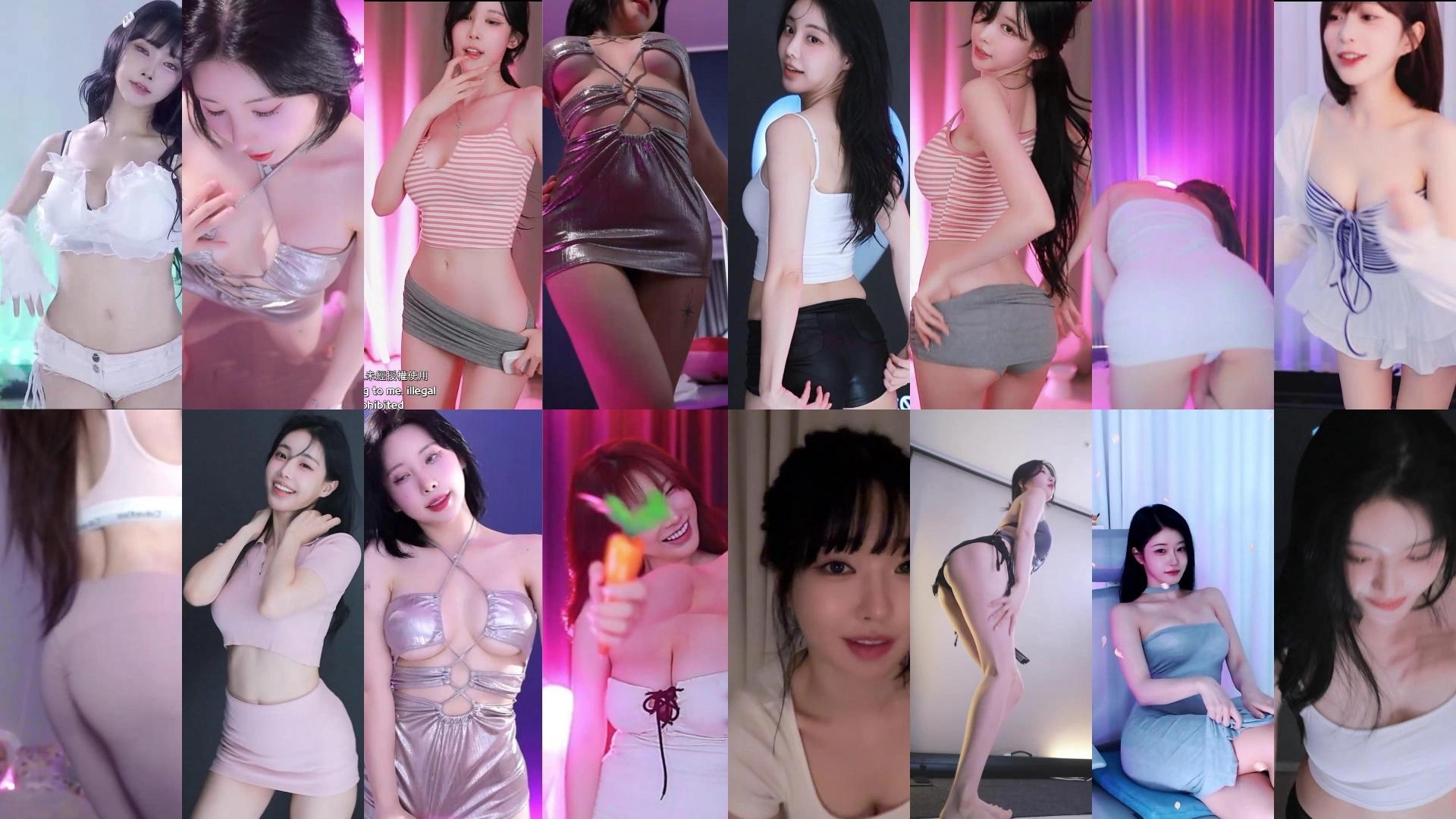Sooplive韩国BJ 2025年6月21日录制舞蹈合集-主播热舞下载