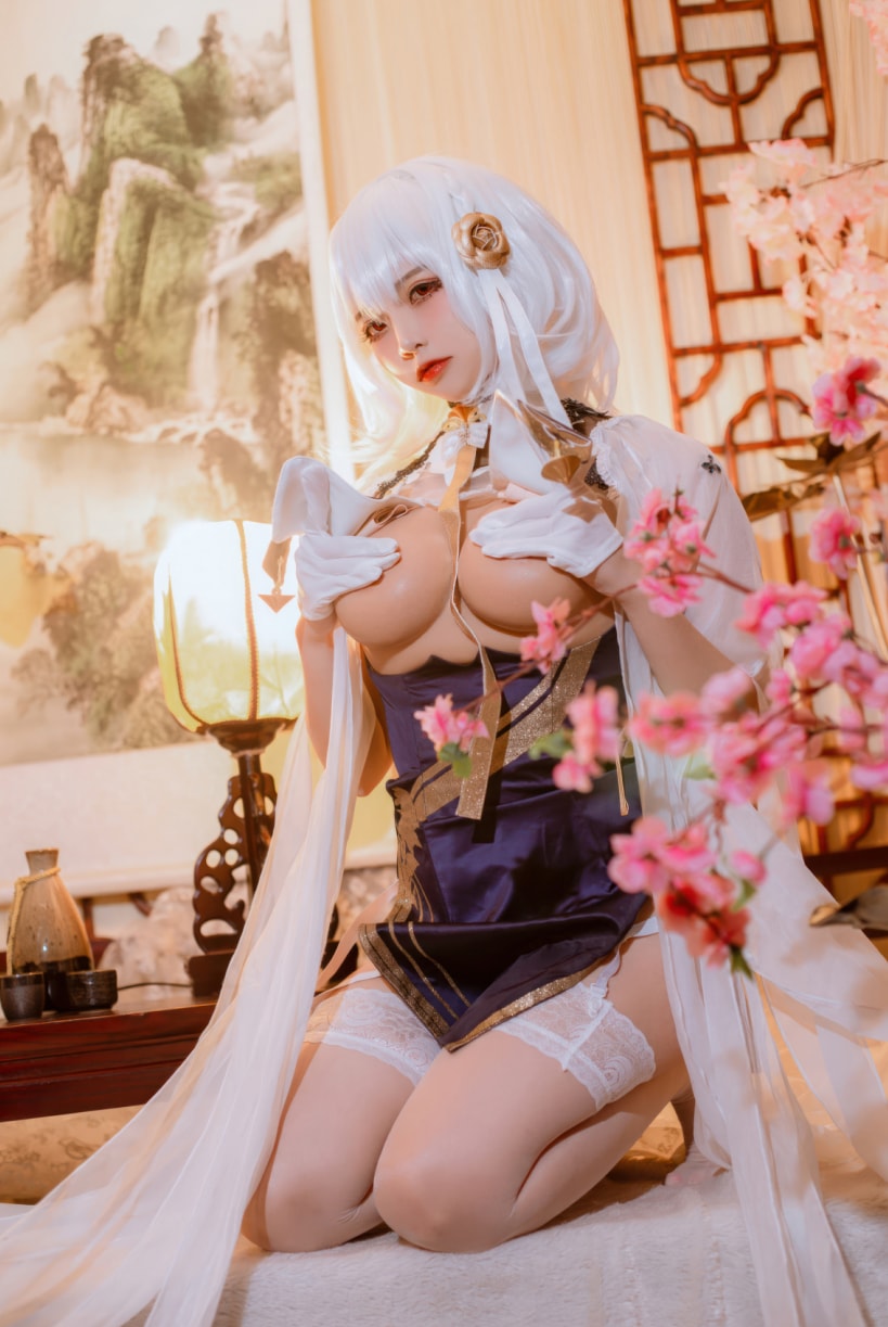 二佐Nisa –#碧蓝航线-天狼星旗袍看起来真不错哦