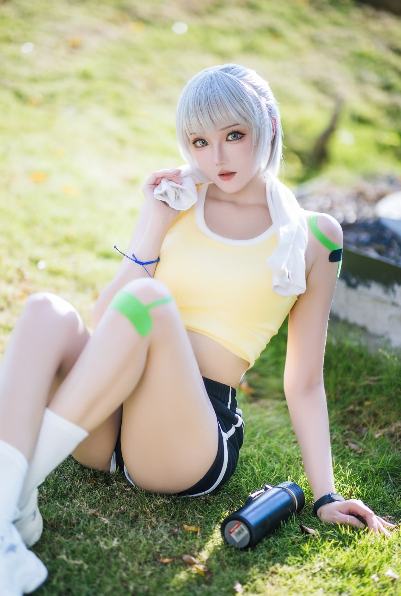 瓜希酱#灵笼-白月魁运动服美丽的图片分享