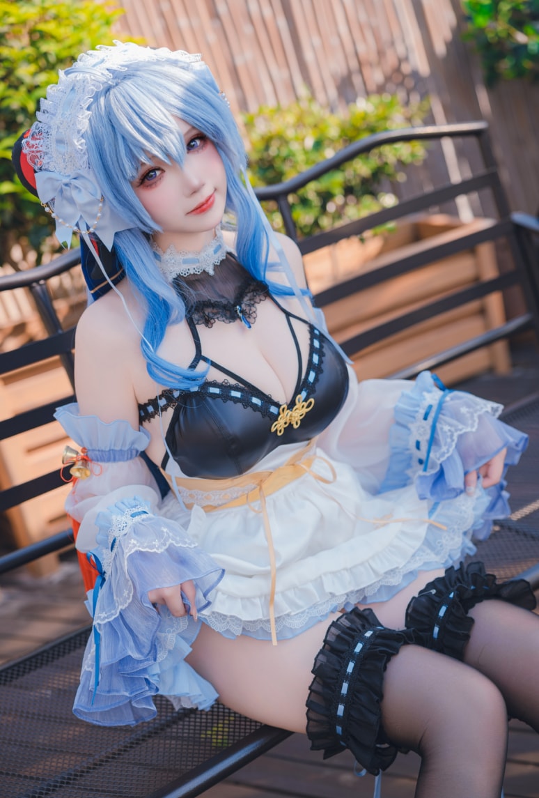 雪晴Astra#原神 甘雨 女仆未删减图片作品 雪晴Astra#原神 甘雨 女仆未删减图片作品