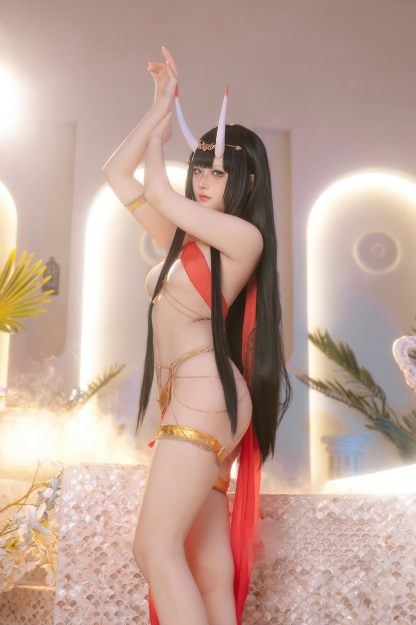 屿鱼#碧蓝航线 能代 赤纱浴影图片大全高清