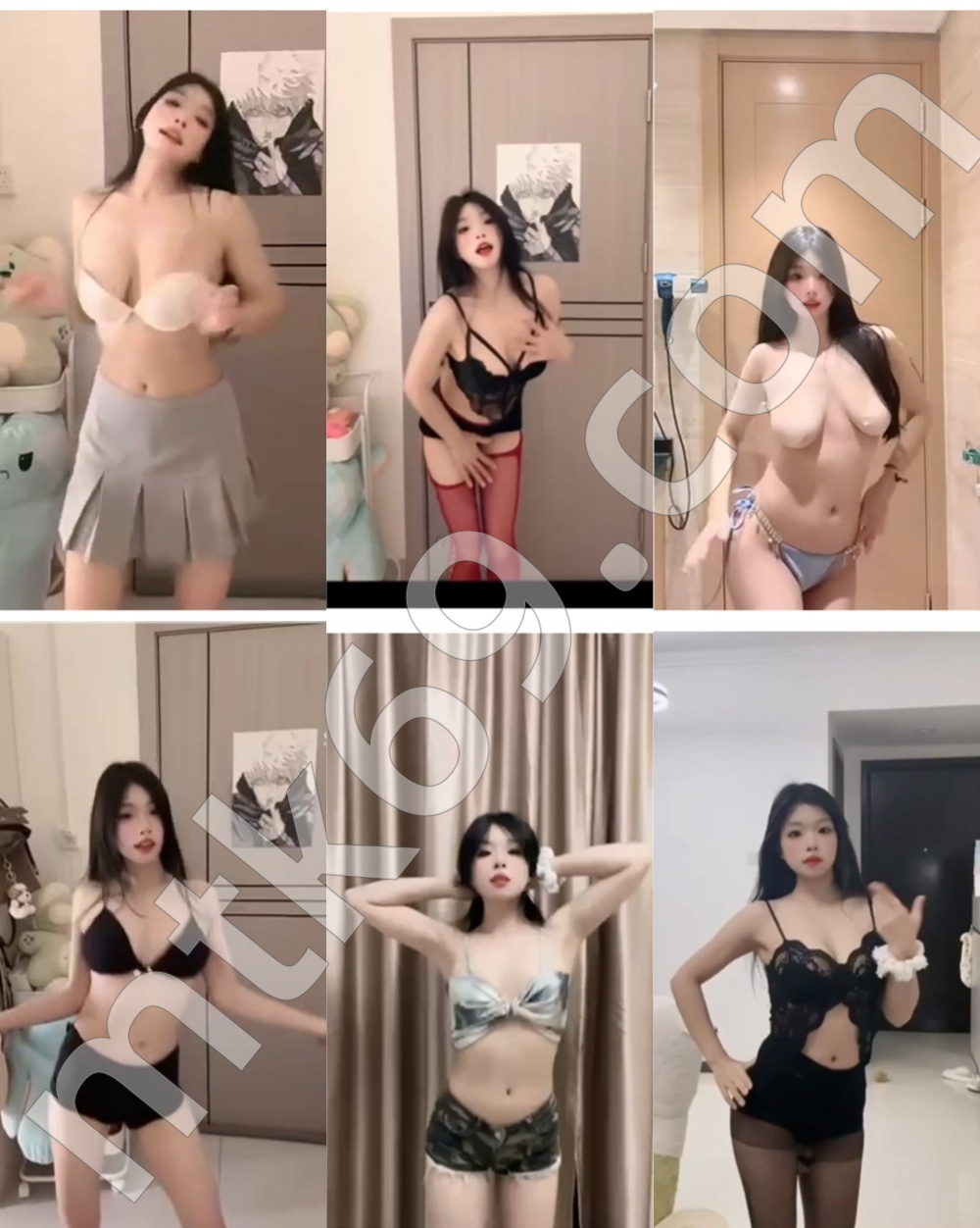 抖音丨苦瓜哎 抖奶骚舞  [8V/141MB]-跳舞视频女生真人