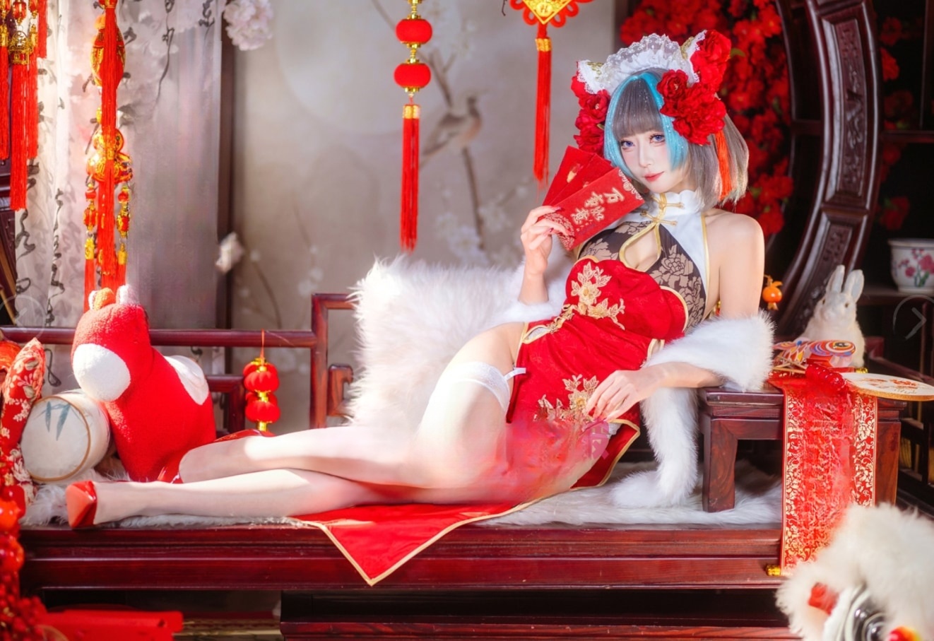 Money冷冷 – 柴郡新年旗袍未删减图片作品 Money冷冷 – 柴郡新年旗袍未删减图片作品