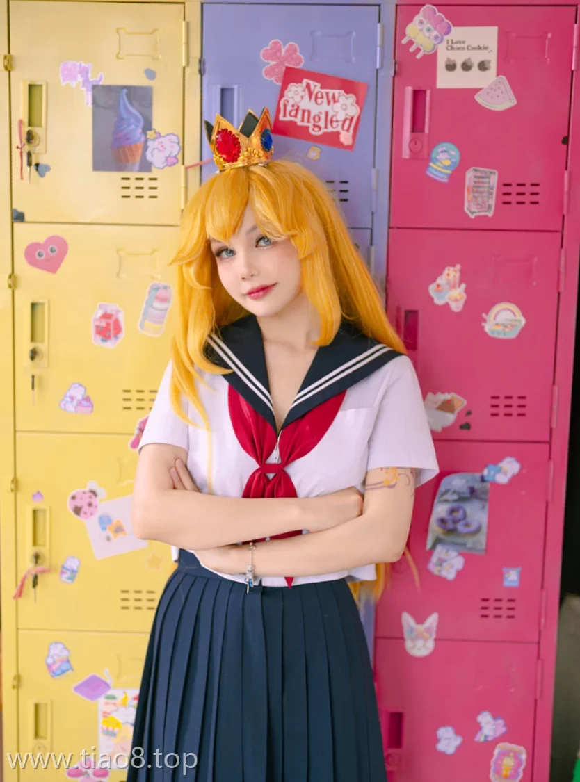 图片欣赏丨Coser_Joyce Lin2x:NO.041-Peach School Girl[54P-250.8M]在线观看资料