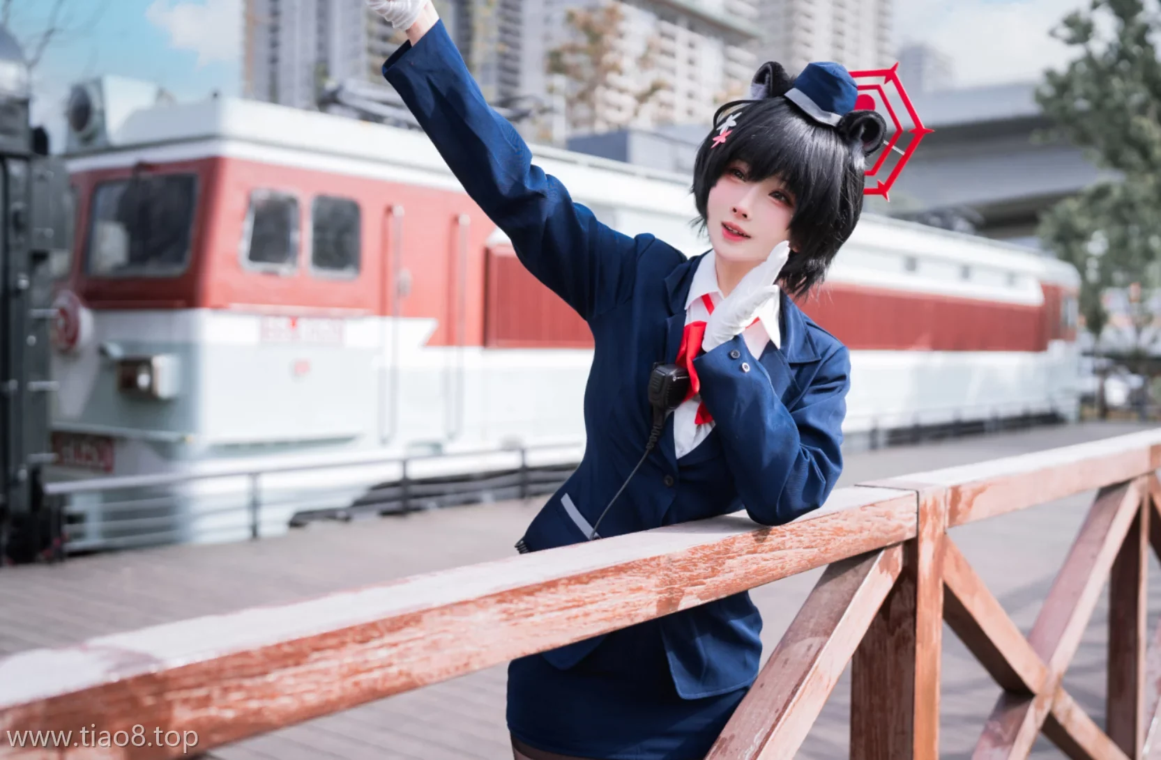 图片欣赏丨Coser_rioko凉凉子:NO.0138-蔚蓝档案 导游 椿[62P12V-1.03G]在线观看资料