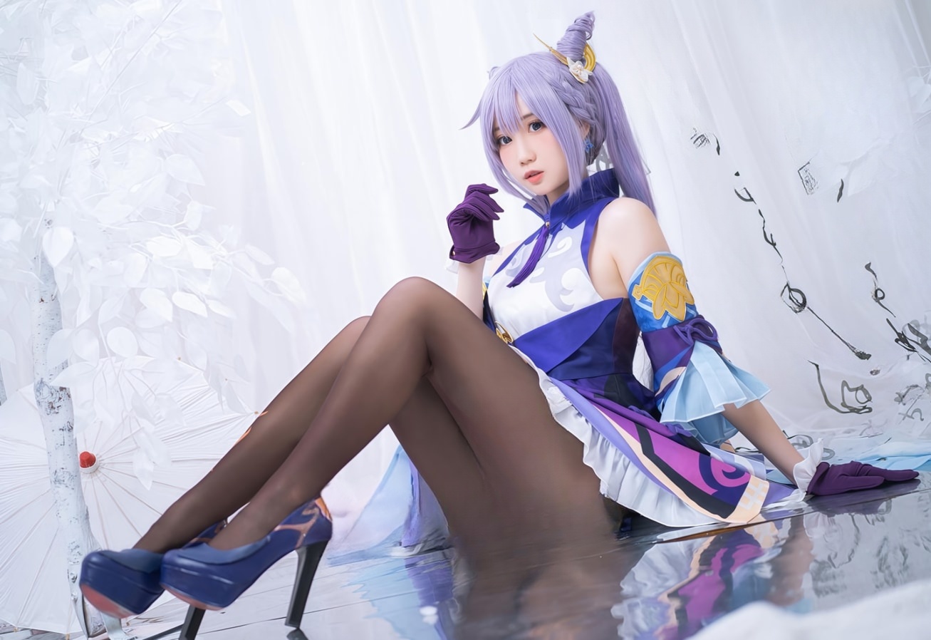 焖焖碳#刻晴cos作品欣赏