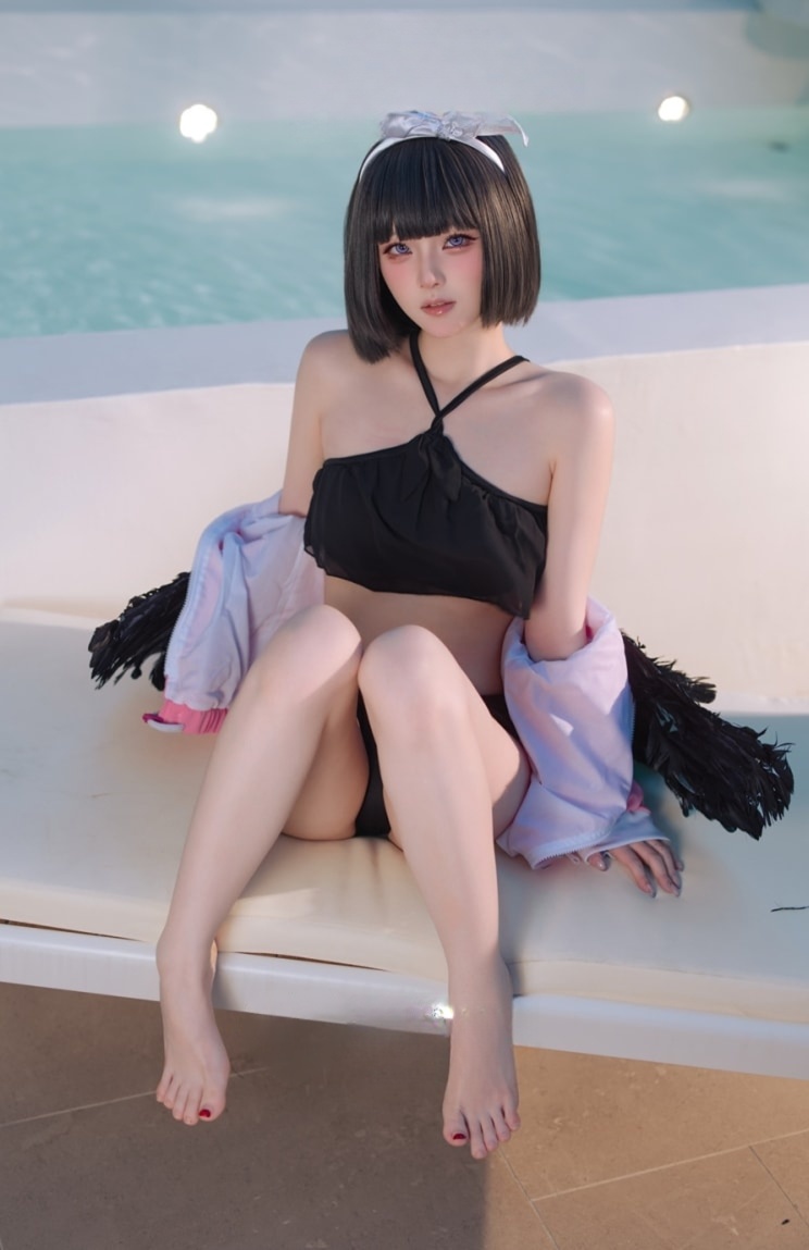屿鱼#蔚蓝档案 静山真白泳装微博照片 屿鱼#蔚蓝档案 静山真白泳装微博照片