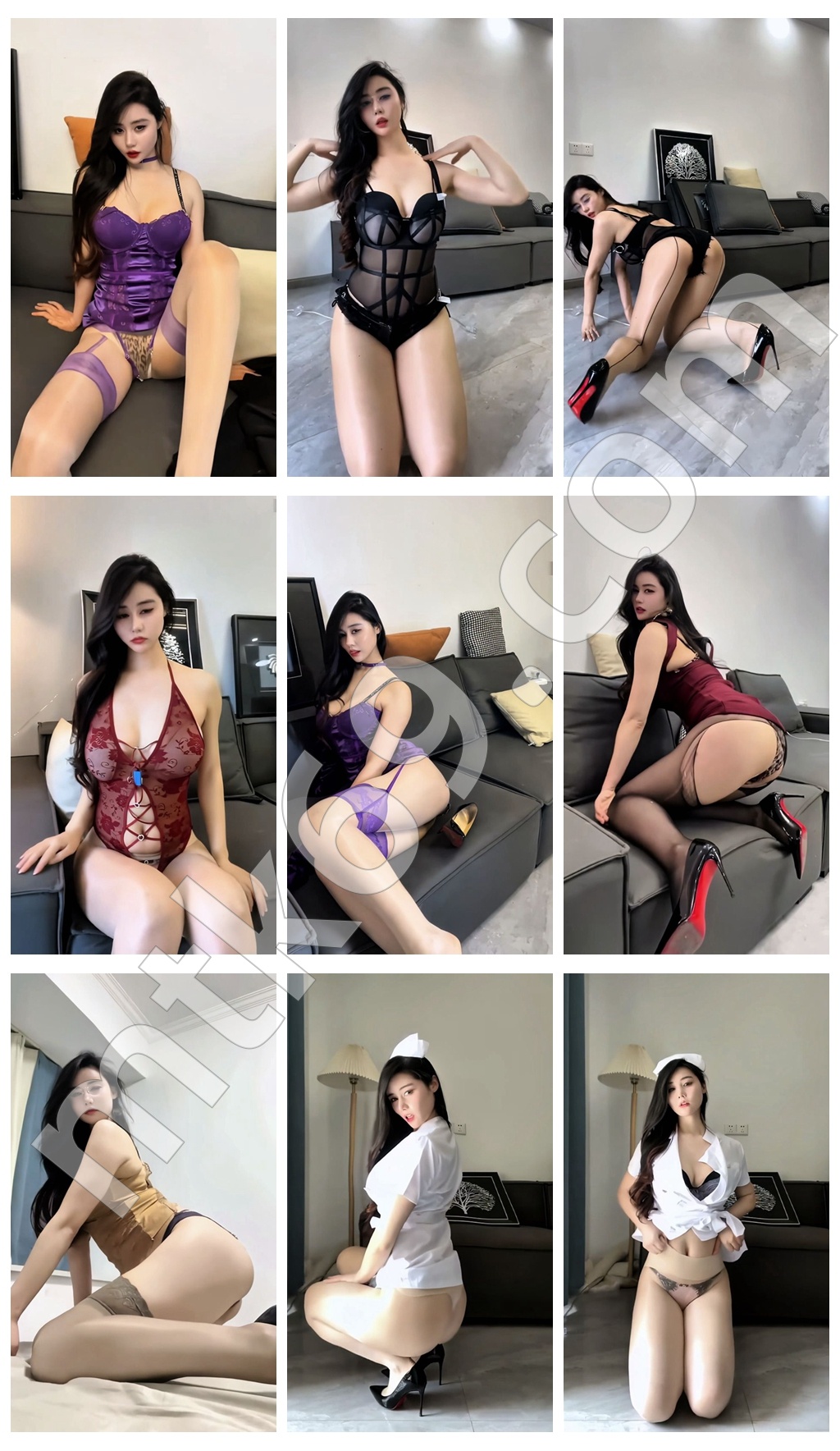 抖音多吃生菜 150万粉丝网红 御姐情趣内衣福利定制 [8V/985MB]-下载视频资源