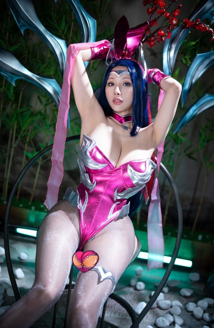 雨波HaneAme –#LOL 伊瑞莉雅 兔女郎作品图片未删减