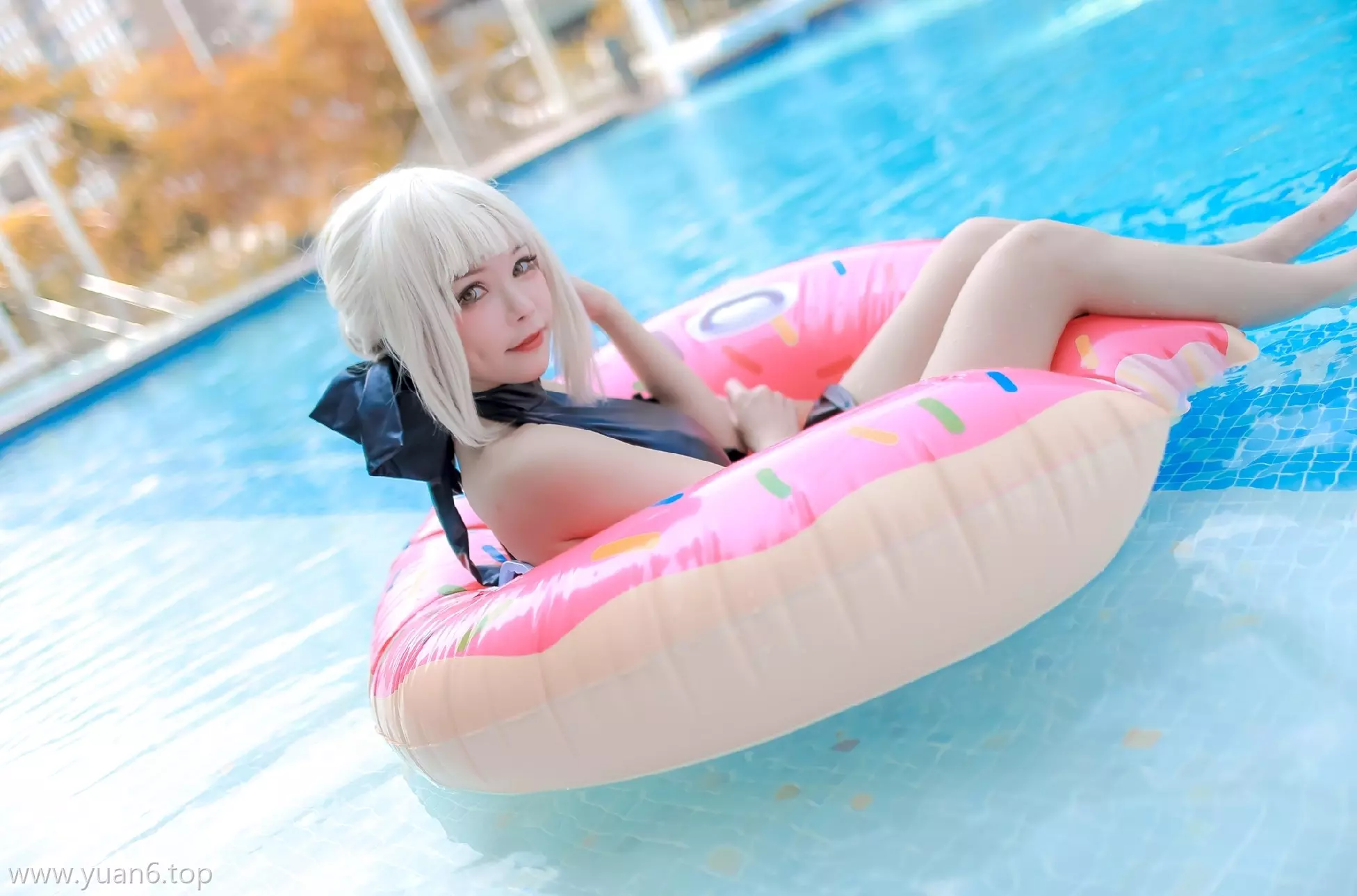 Coser_Kitkat Cosplay 9-Saber Alter Swim Suit [29P-42MB]