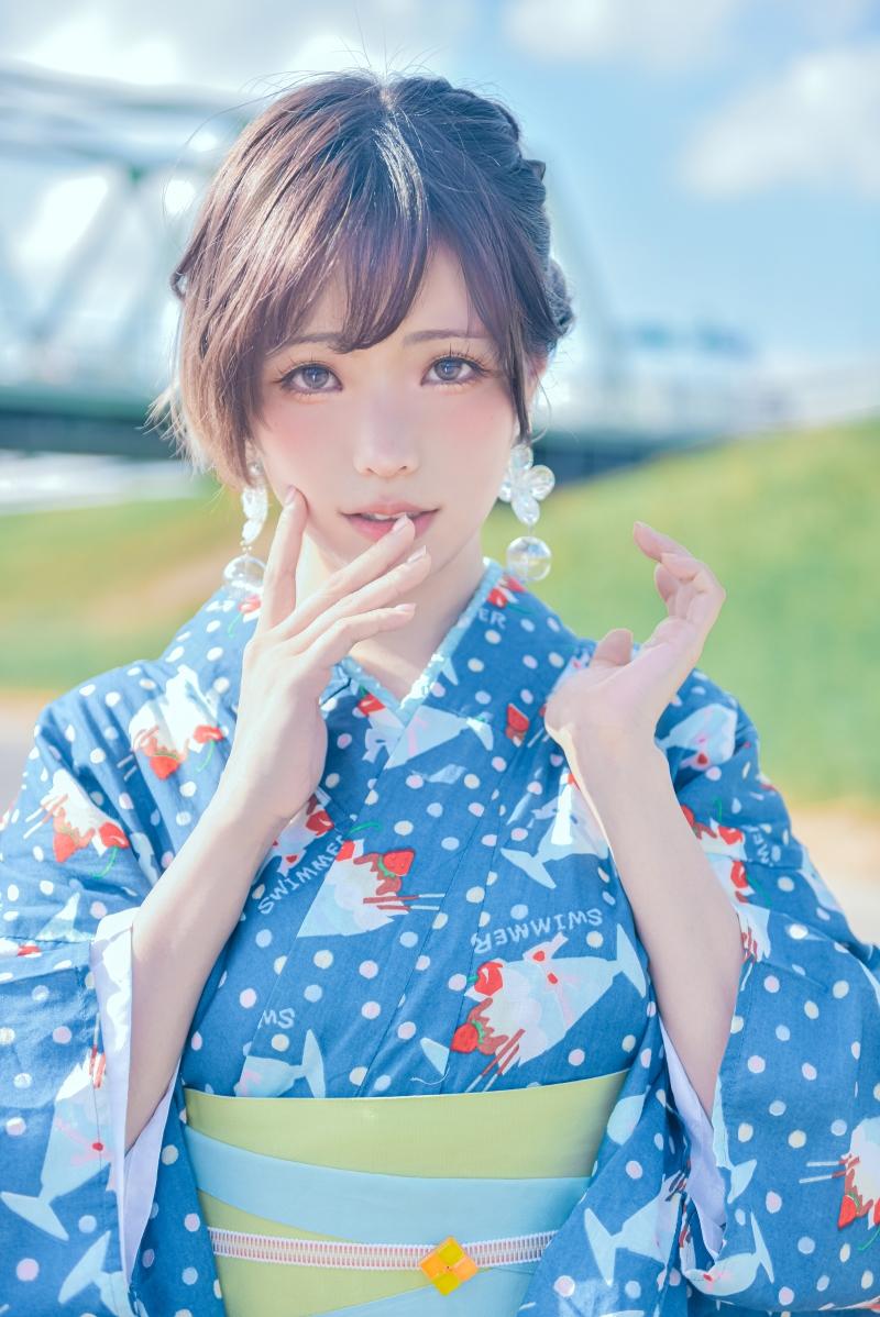 ElyEE子 2023.august A-聖代浴衣 Sundae Yukata [28P-129MB]